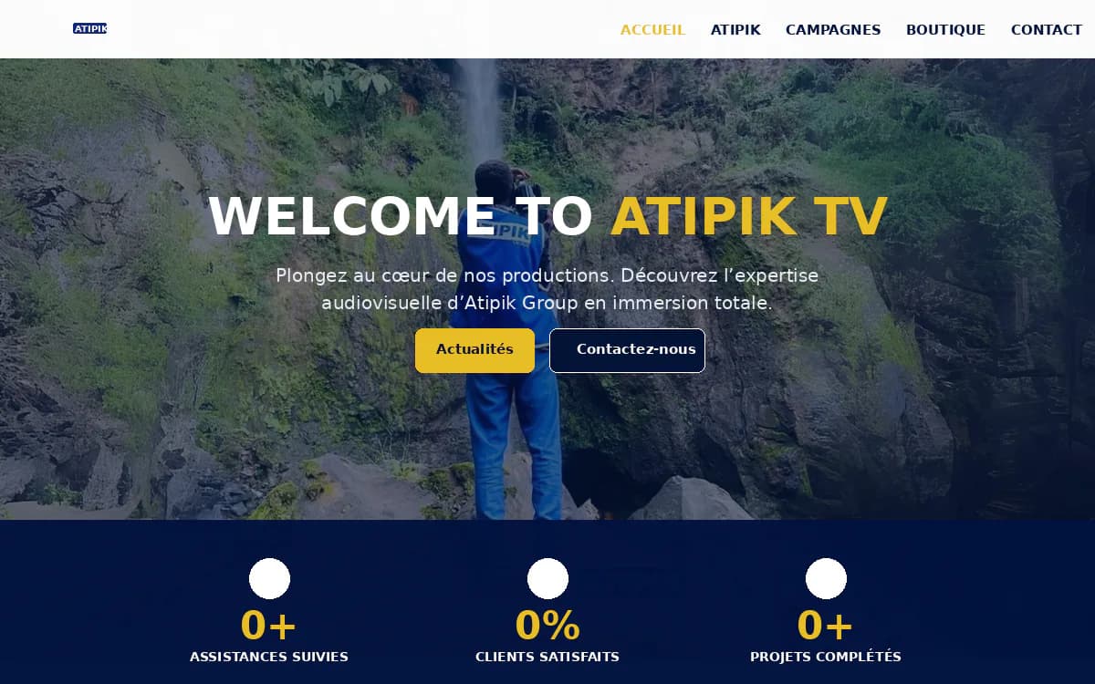 Aperçu du site AtipikGroup